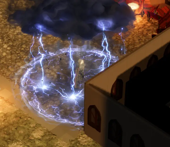 Stormcall — Mage discipline — a thundercloud gathers and the sky answers.