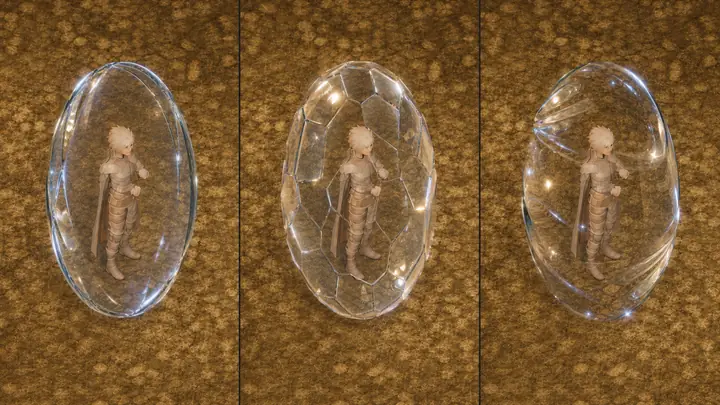 Glass Ward — Mage discipline — the ward seen up close.