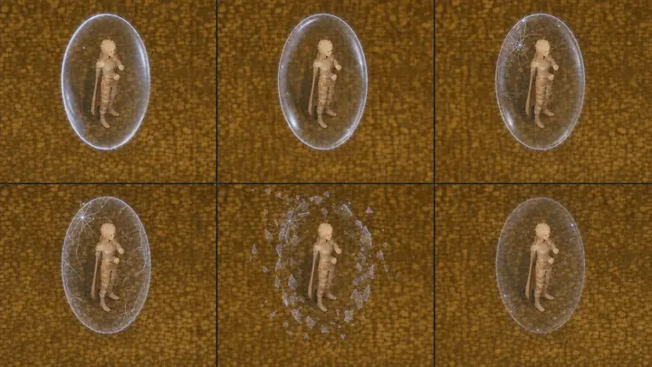 Glass Ward — Mage discipline — a ward's full life, start to finish.